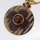 LOUIS VUITTON Monogram Rayure Bijoux Sac Key Holder Gold M66464 LV Auth bs25708-5