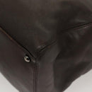 CHANEL Shoulder Bag Caviar Skin Brown CC Auth bs25719-14