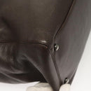 CHANEL Shoulder Bag Caviar Skin Brown CC Auth bs25719-15