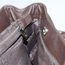 CHANEL Shoulder Bag Caviar Skin Brown CC Auth bs25719-19