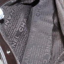 CHANEL Shoulder Bag Caviar Skin Brown CC Auth bs25719-20