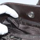 CHANEL Shoulder Bag Caviar Skin Brown CC Auth bs25719-25