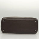 CHANEL Shoulder Bag Caviar Skin Brown CC Auth bs25719-5