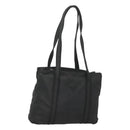 PRADA Shoulder Bag Nylon Black Silver Auth bs25727-1