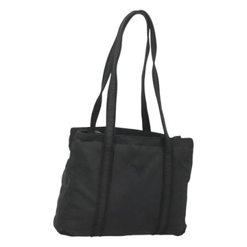 PRADA Shoulder Bag Nylon Black Silver Auth bs25727