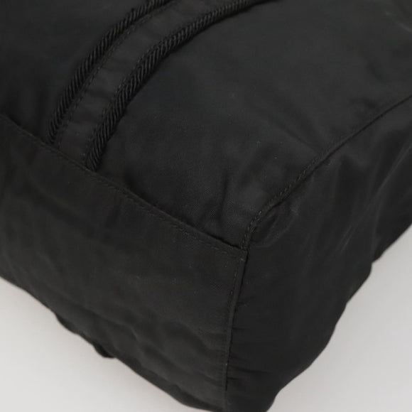 PRADA Shoulder Bag Nylon Black Silver Auth bs25727