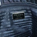 PRADA Shoulder Bag Nylon Black Silver Auth bs25727-17