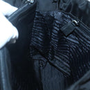 PRADA Shoulder Bag Nylon Black Silver Auth bs25727-19