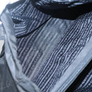 PRADA Shoulder Bag Nylon Black Silver Auth bs25727-22