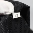 PRADA Shoulder Bag Nylon Black Silver Auth bs25727-12