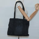PRADA Shoulder Bag Nylon Black Silver Auth bs25727-23