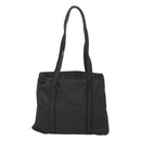 PRADA Shoulder Bag Nylon Black Silver Auth bs25727-2
