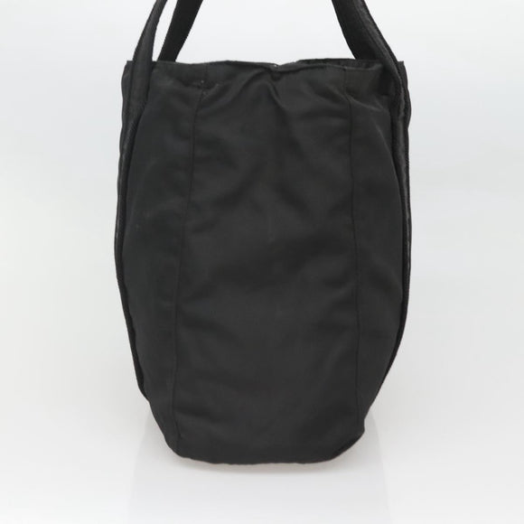 PRADA Shoulder Bag Nylon Black Silver Auth bs25727