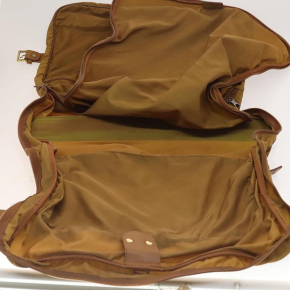 PRADA Garment Cover Nylon Beige Auth bs25728