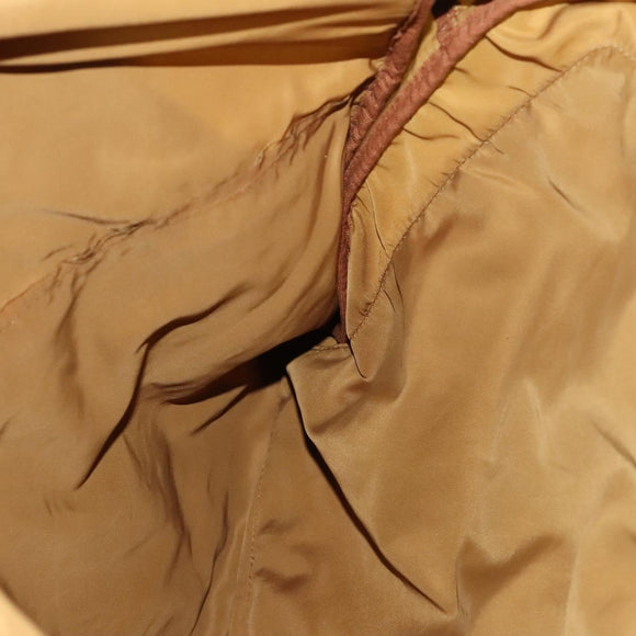 PRADA Garment Cover Nylon Beige Auth bs25728