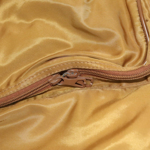 PRADA Garment Cover Nylon Beige Auth bs25728