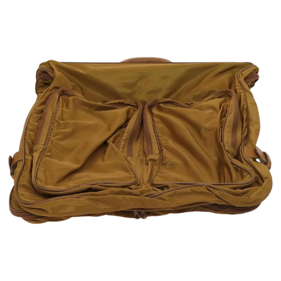 PRADA Garment Cover Nylon Beige Auth bs25728