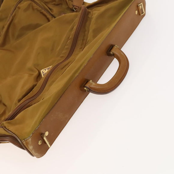 PRADA Garment Cover Nylon Beige Auth bs25728
