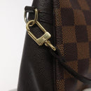 LOUIS VUITTON Damier Ebene Trousse Makeup Pouch N51982 LV Auth bs25736-18