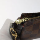 LOUIS VUITTON Damier Ebene Trousse Makeup Pouch N51982 LV Auth bs25736-10