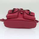 GUCCI Bamboo Backpack Leather Outlet Pink 370833 Auth bs25742-5
