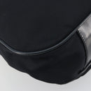 GUCCI Bamboo Handtasche Canvas 2-Wege Navy Silber 001 1577 Auth bs25743-16