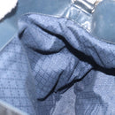 GUCCI Bamboo Handtasche Canvas 2-Wege Navy Silber 001 1577 Auth bs25743-22