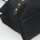 Gianni Versace Tote Bag Nylon Black Gold Auth bs25747-15