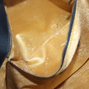 Gianni Versace Tote Bag Nylon Black Gold Auth bs25747-12