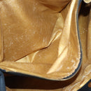 Gianni Versace Tote Bag Nylon Black Gold Auth bs25747-20