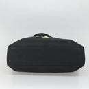 Gianni Versace Tote Bag Nylon Black Gold Auth bs25747-5