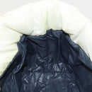 CHANEL Coco Cocoon Hand Bag Nylon White Silver CC Auth bs25763-17