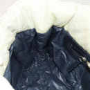 CHANEL Coco Cocoon Hand Bag Nylon White Silver CC Auth bs25763-18