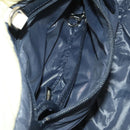 CHANEL Coco Cocoon Hand Bag Nylon White Silver CC Auth bs25763-11