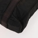 HERMES Acapulco Cabas MM Tote Bag Nylon Brown Auth bs25764-14