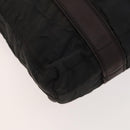 HERMES Acapulco Cabas MM Tote Bag Nylon Brown Auth bs25764-15