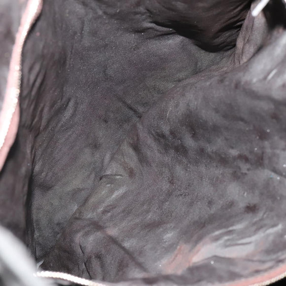 HERMES Acapulco Cabas MM Tote Bag Nylon Brown Auth bs25764