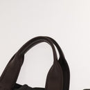 HERMES Acapulco Cabas MM Tote Bag Nylon Brown Auth bs25764-8