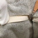 HERMES New Fourre Tout MM Hand Bag Canvas Gray Silver Auth bs25765-18