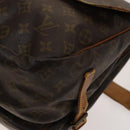 LOUIS VUITTON Monogram Saumur 35 Shoulder Bag M42254 LV Auth bs25771-17