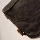 LOUIS VUITTON Monogram Saumur 35 Shoulder Bag M42254 LV Auth bs25771-18