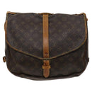 LOUIS VUITTON Monogram Saumur 35 Shoulder Bag M42254 LV Auth bs25771-13