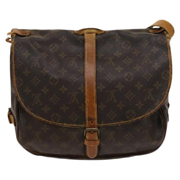 LOUIS VUITTON Monogram Saumur 35 Shoulder Bag M42254 LV Auth bs25771 - 0
