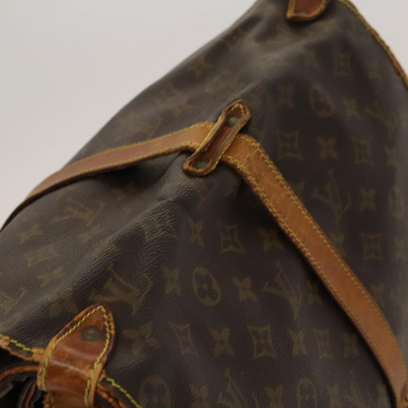 LOUIS VUITTON Monogram Saumur 35 Shoulder Bag M42254 LV Auth bs25771
