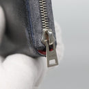 HERMES Long Wallet Leather Navy Auth bs25774-8