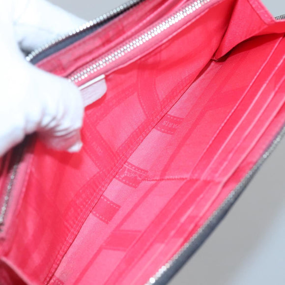 HERMES Long Wallet Leather Navy Auth bs25774