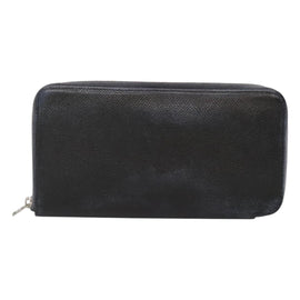 HERMES Long Wallet Leather Navy Auth bs25774 - 0