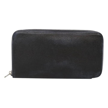 HERMES Long Wallet Leather Navy Auth bs25774 - 0