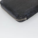 HERMES Long Wallet Leather Navy Auth bs25774-14