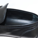 LOUIS VUITTON Driving Shoes Leather Black LV Auth bs25780-33